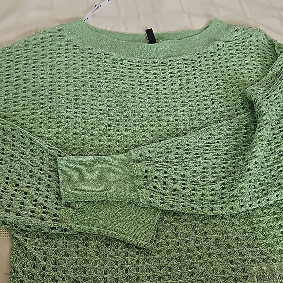 Marciano Women's Tony Sweater Top With Long Sleeves Small Mellow Mint - Picture 16 of 16